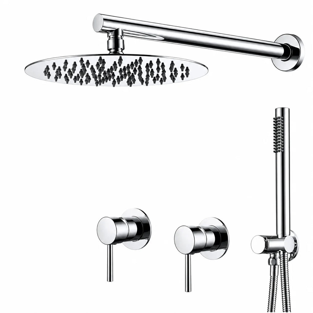Colonne de douche encastrable Chrome