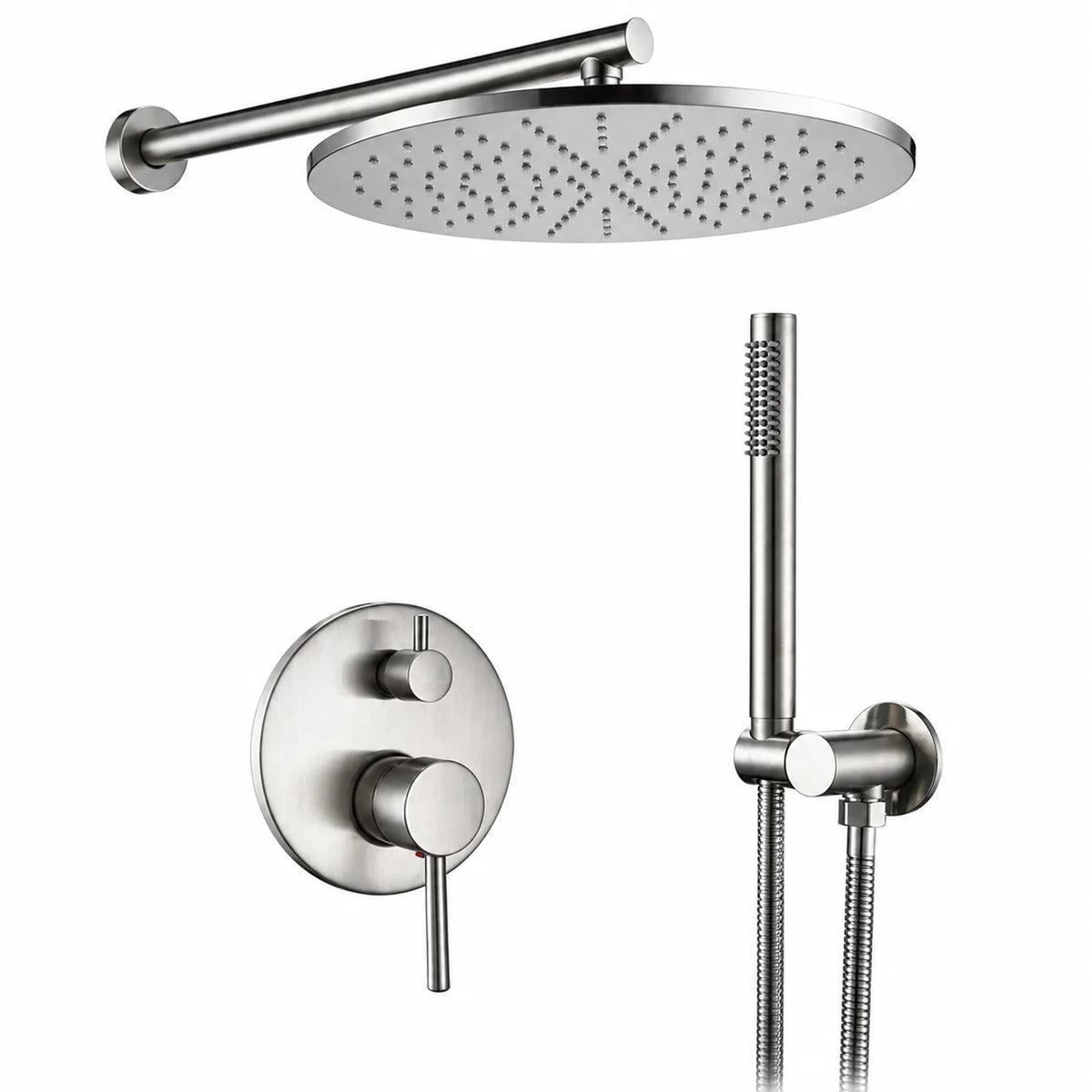 Colonne de douche encastrable chrome