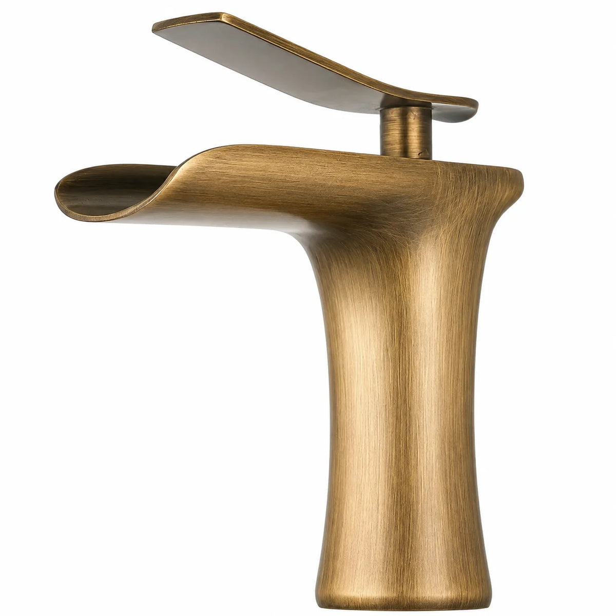 Robinet de salle de bain cascade en laiton