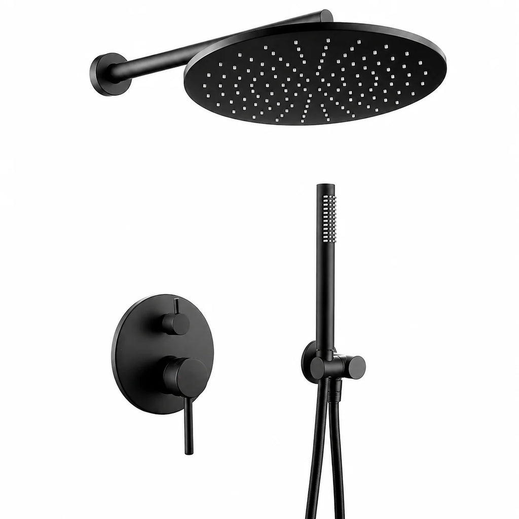 Colonne de douche encastrable noir