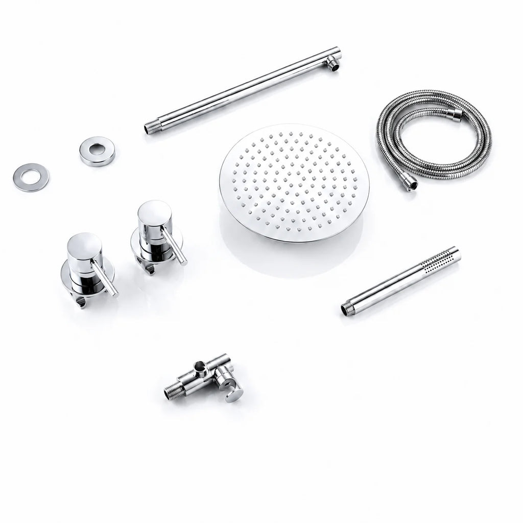 Colonne de douche encastrable Chrome