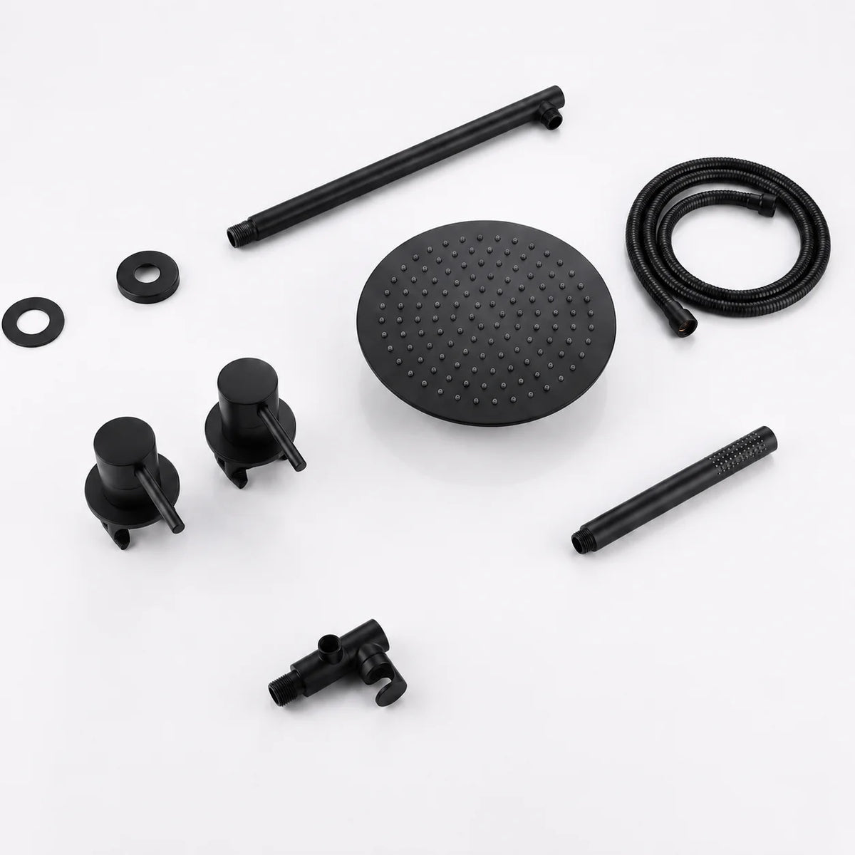 Colonne de douche encastrable noir mat