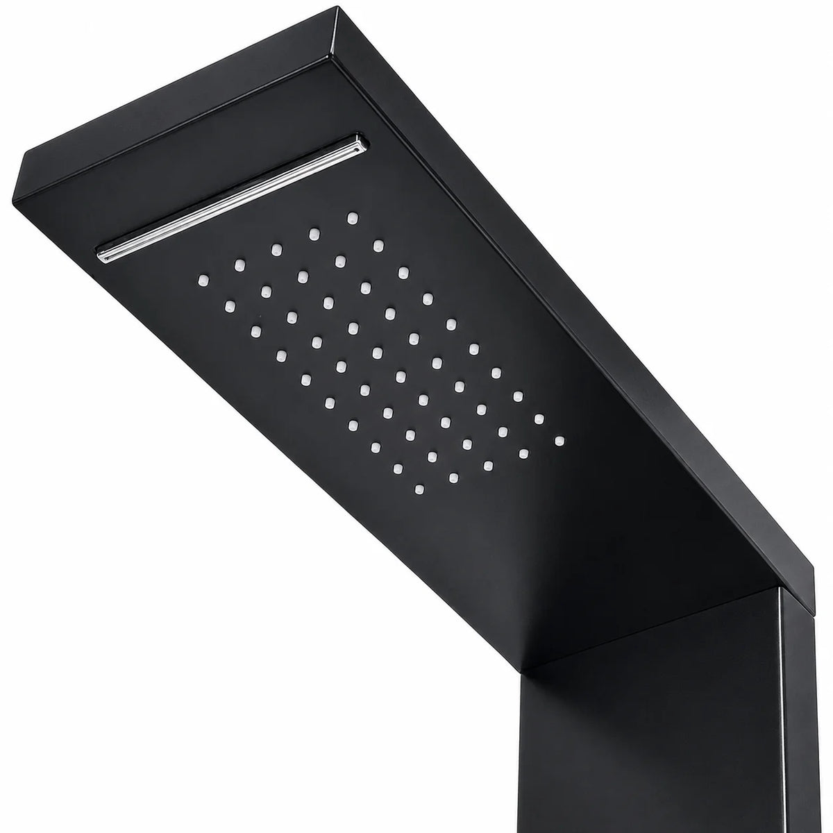Colonne de Douche Hydromassante Noir Mat 4 Jets