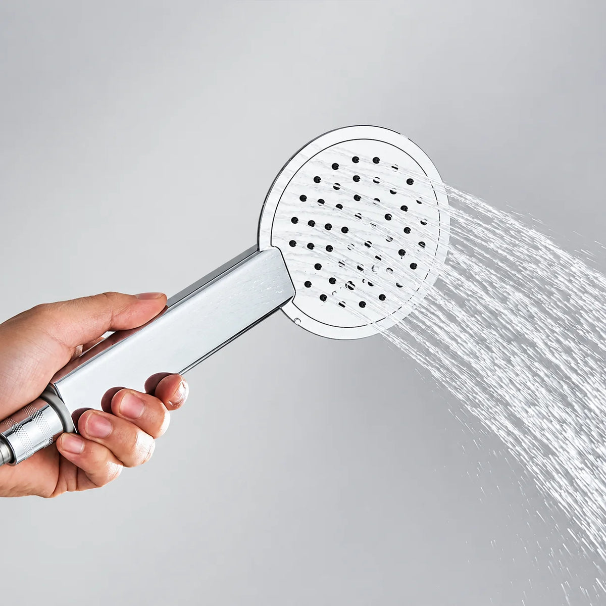 Colonne de douche hydromassante gris