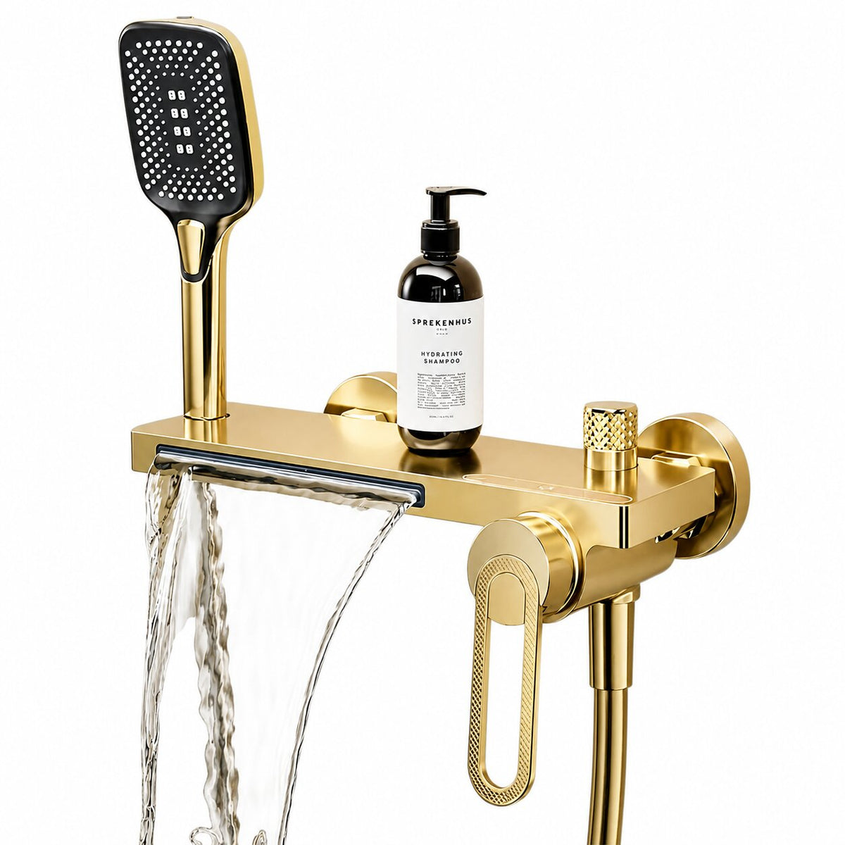 Robinet de Douche Baignoire Mural avec douchette