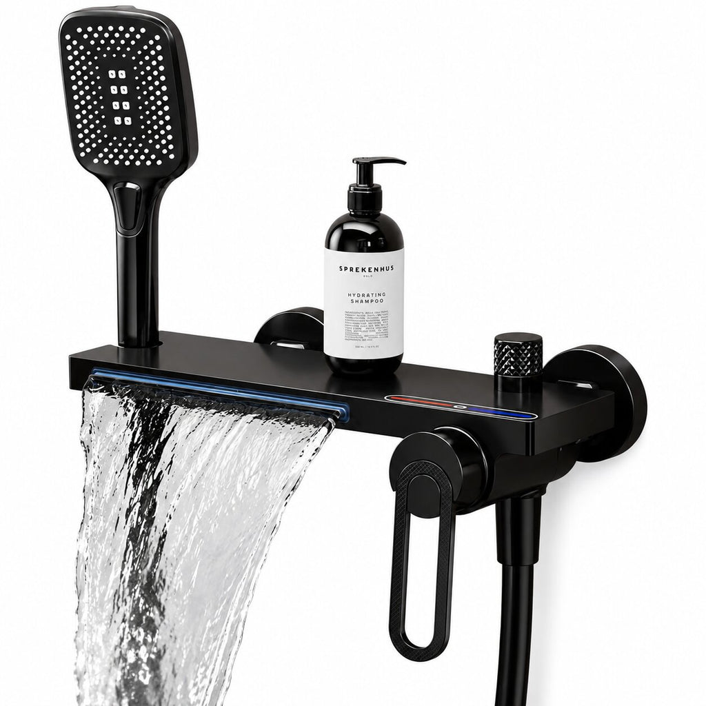 Robinet de Douche Baignoire Mural avec douchette