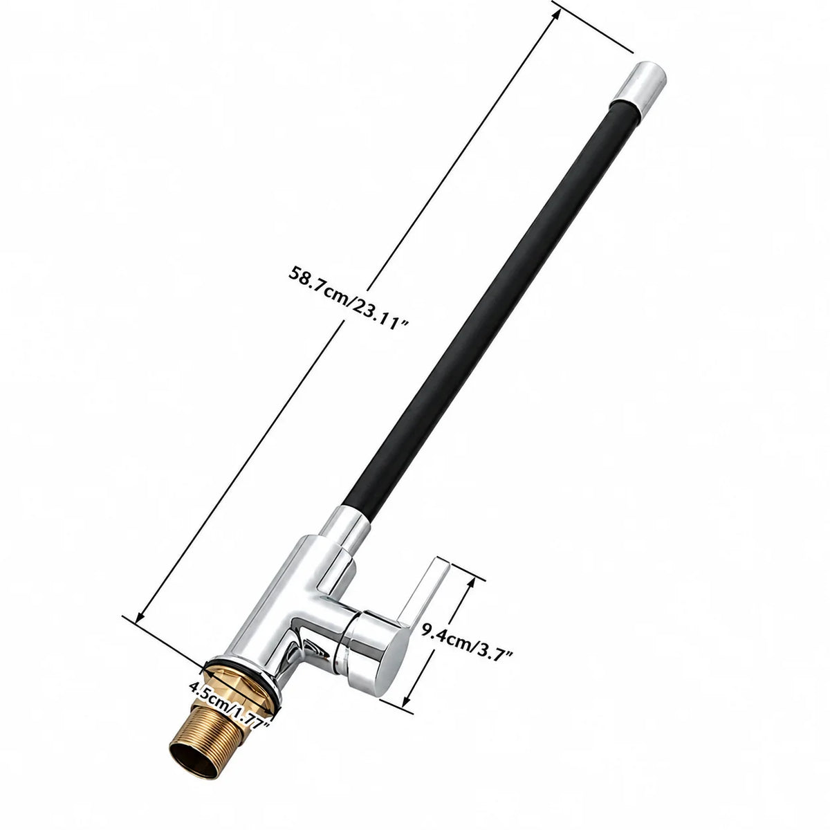 Robinet de Cuisine Flexible Inox 360°