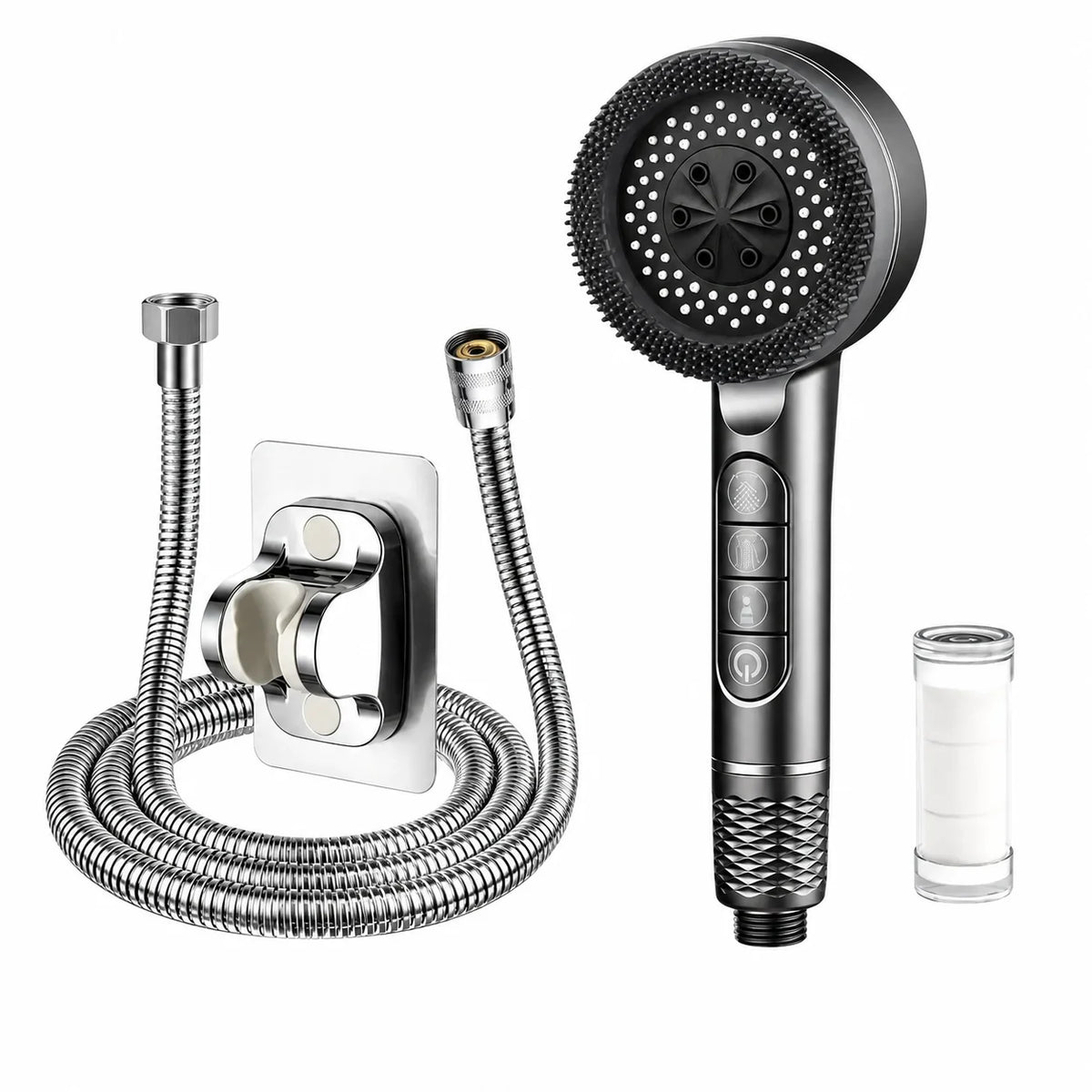 Pommeau de Douche Anti-Calcaire 4 Modes 2