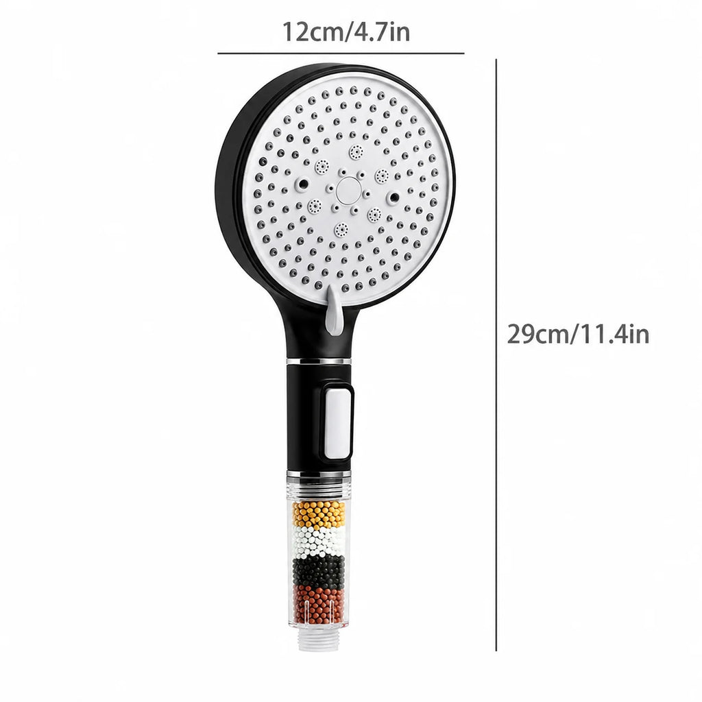 Pommeau de Douche Filtrant Anti-Calcaire 5 Modes 3