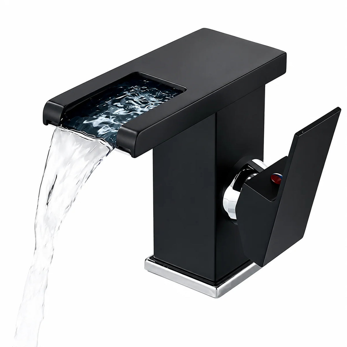 Robinet cascade LED Noir Mat