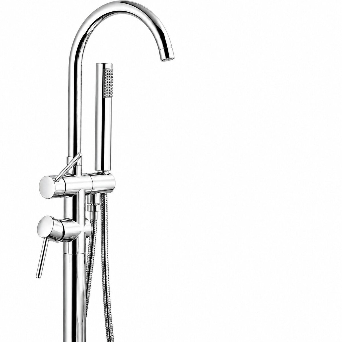Robinet de Baignoire sur Pied Col de Cygne 1