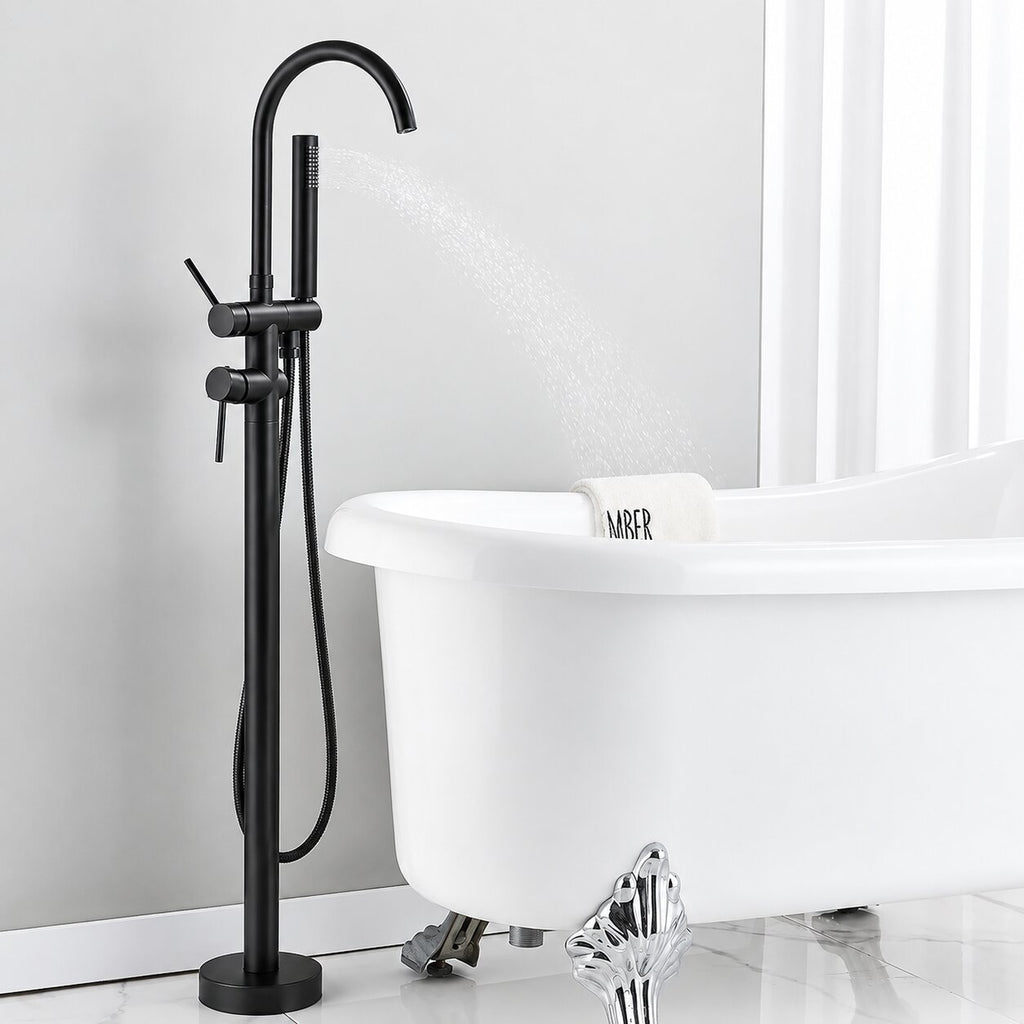 Robinet de Baignoire sur Pied Col de Cygne 3