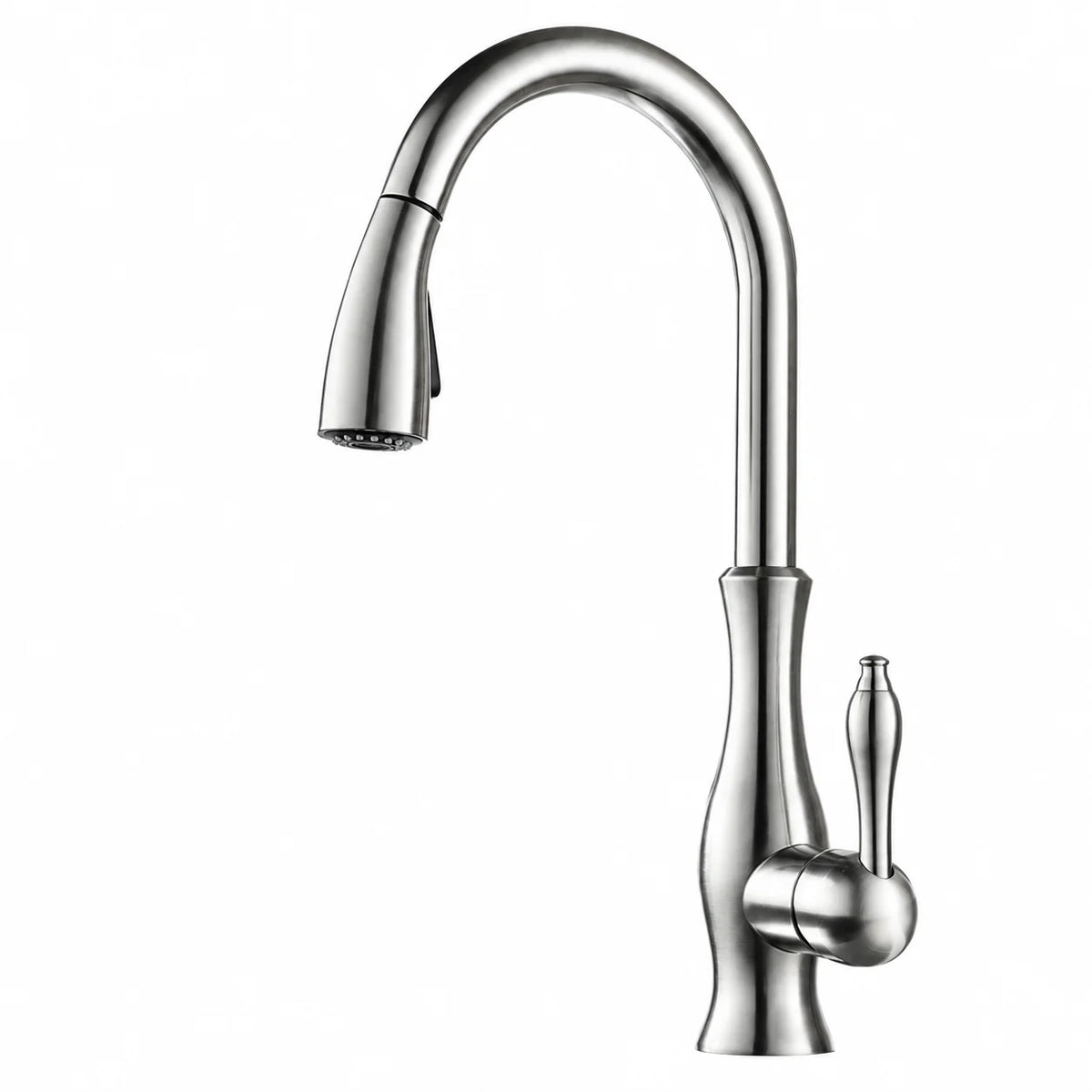 Robinet de Cuisine Douchette en Laiton gris brossé 