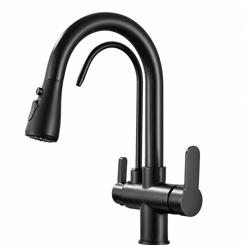 Robinet de Cuisine Douchette noir
