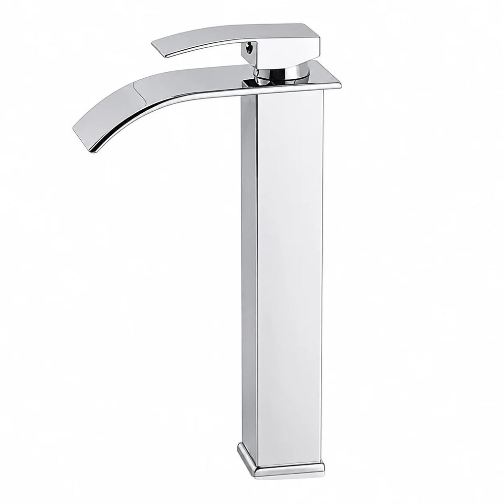 Robinet de Salle de Bain Cascade Long chrome