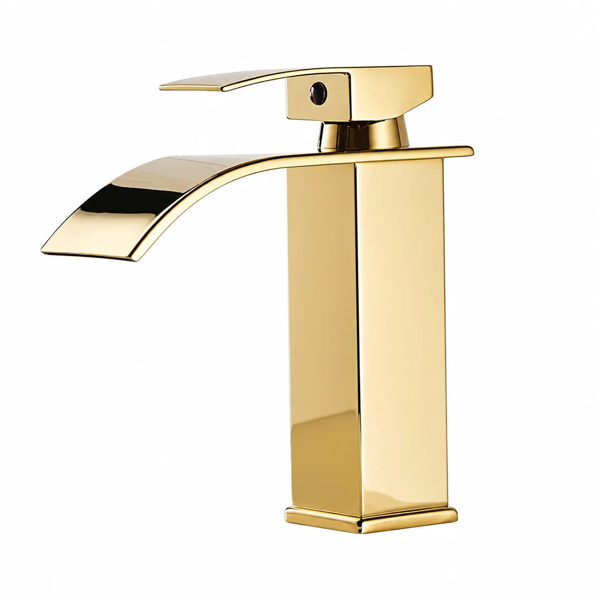 Robinet de Salle de Bain Cascade Petit or 