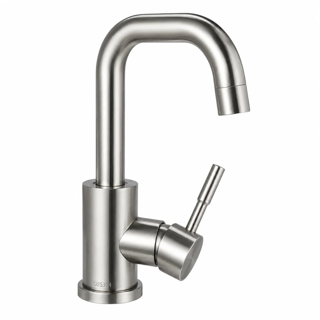Robinet de Salle de Bain Col de Cygne Angulaire 1