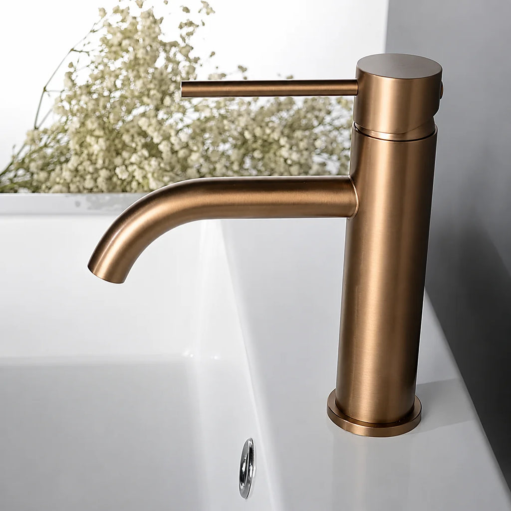 Robinet de Salle de Bain Gris Brossé 4