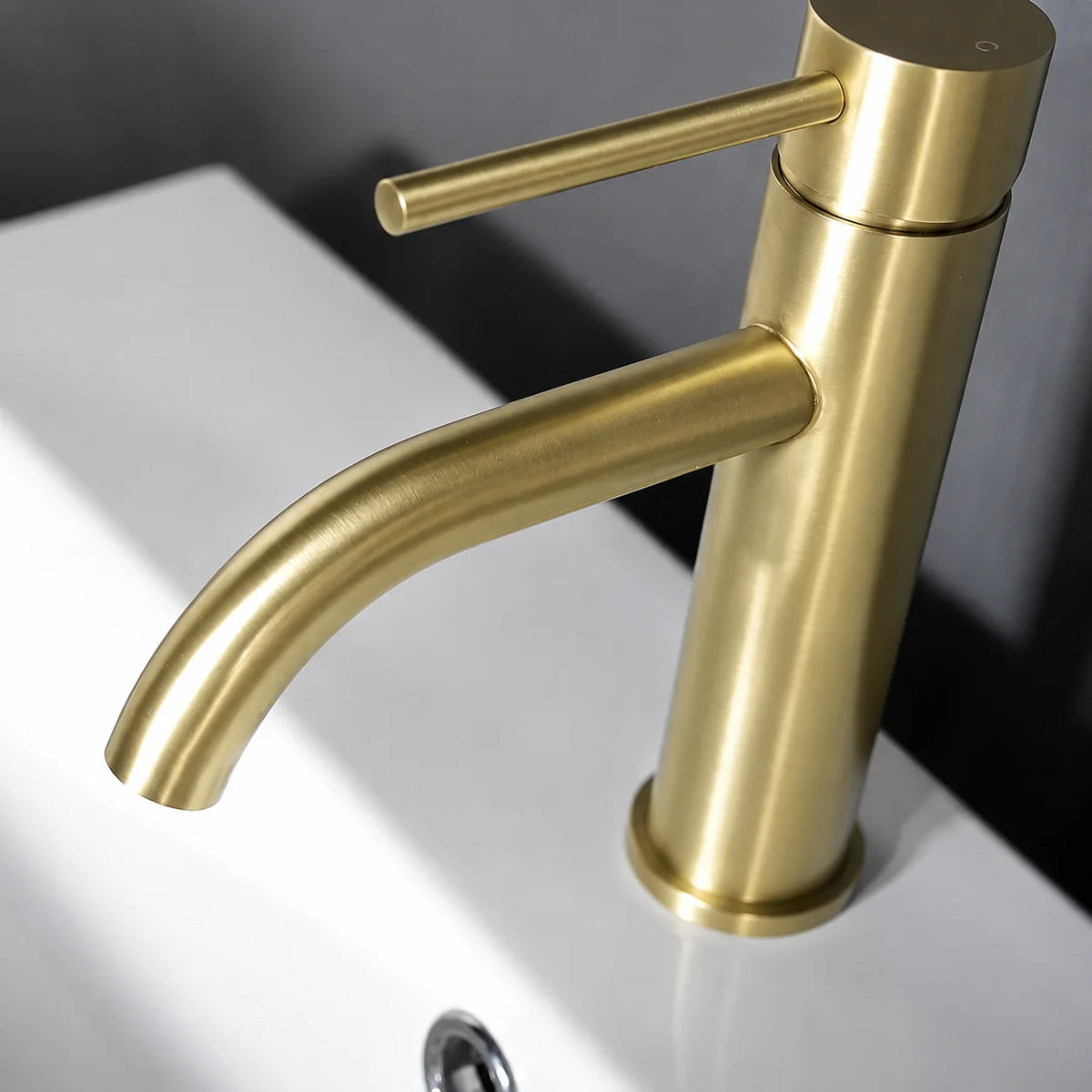 Robinet de Salle de Bain Gris Brossé 7