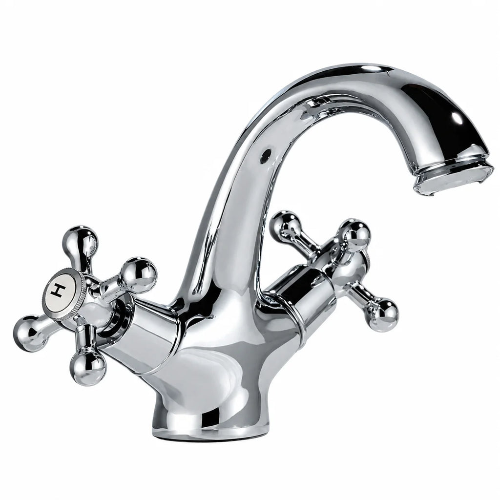 Robinet de salle de bain antique en laiton