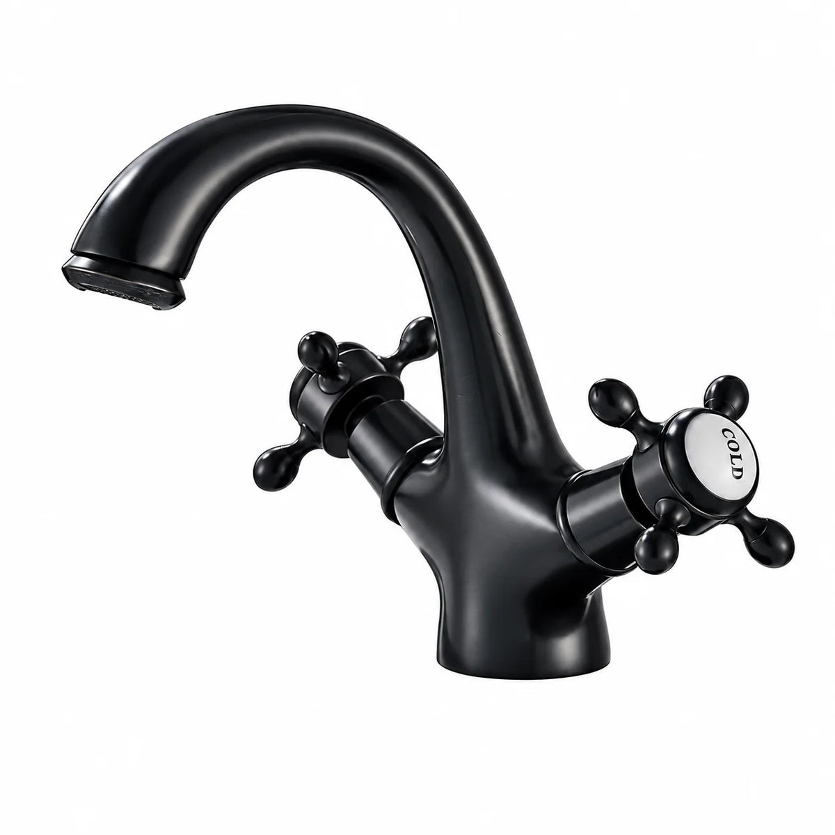 Robinet de salle de bain antique en laiton 2