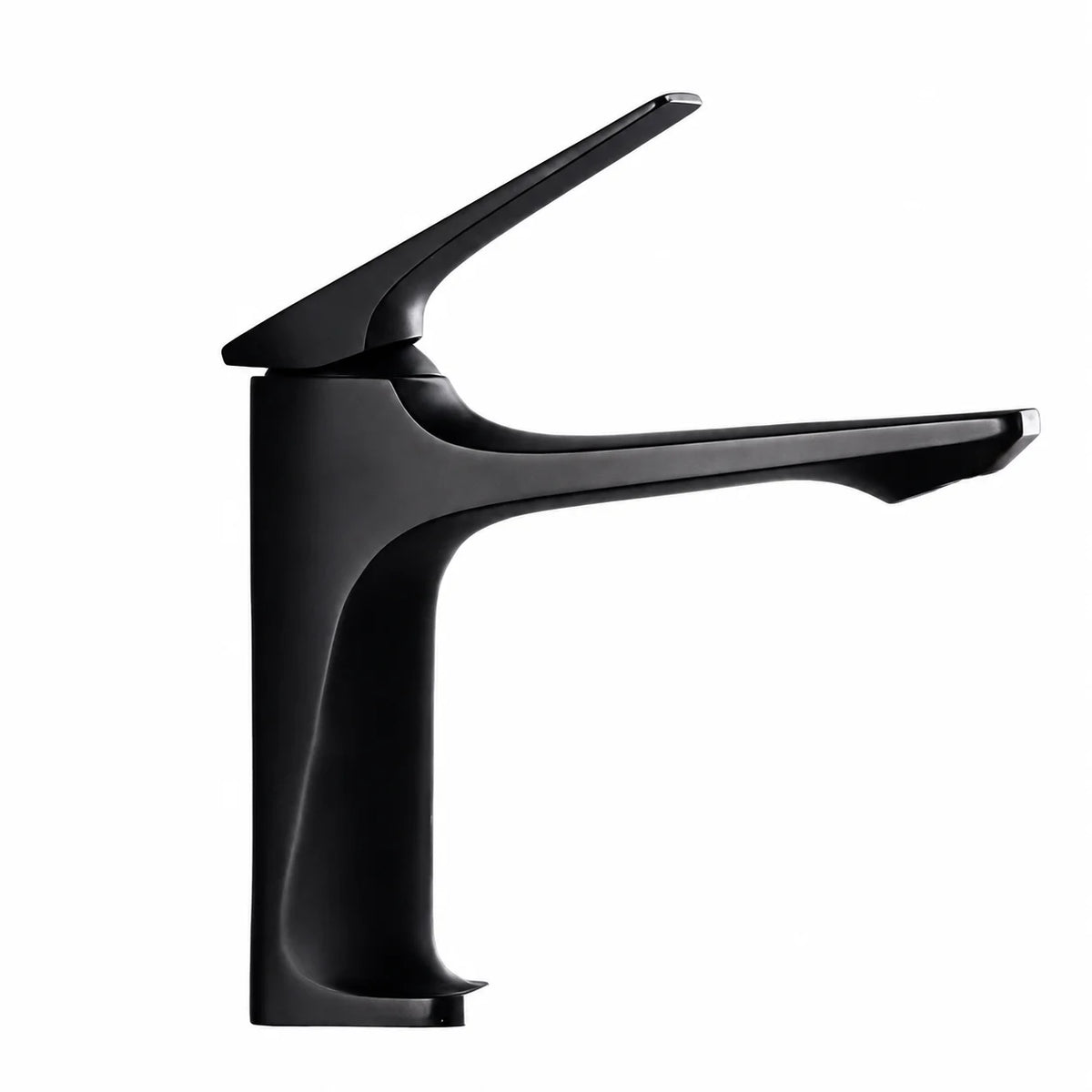 Robinet de salle de bain en laiton Noir mat