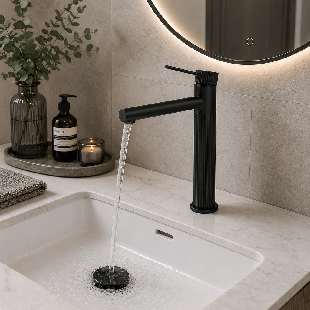 Robinet de salle de bain long 3