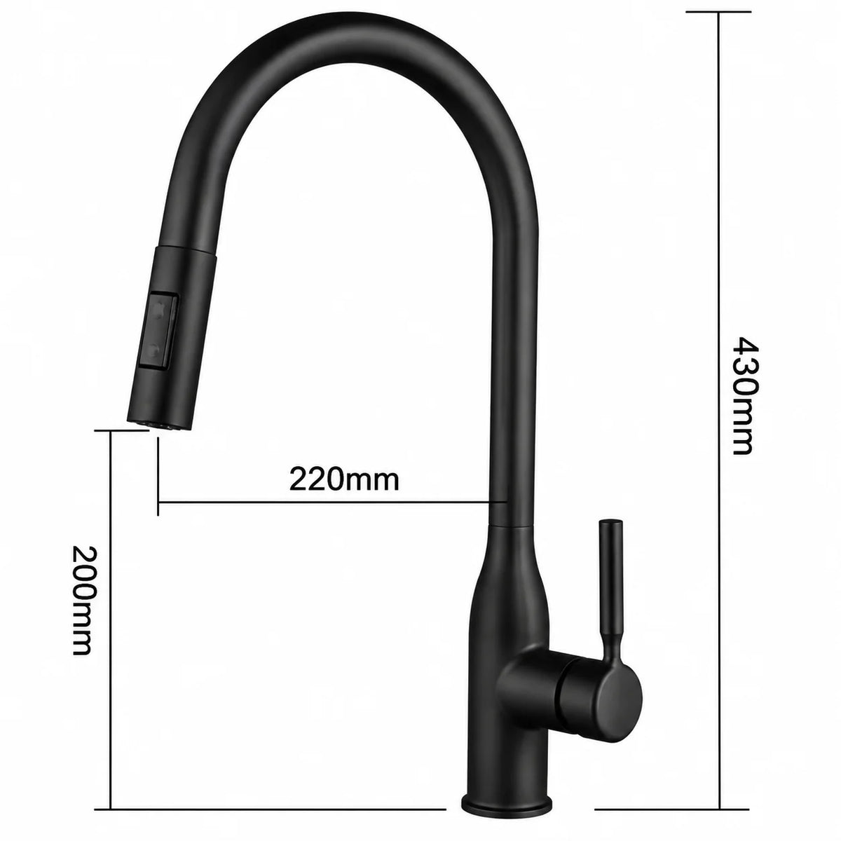 Robinet de Cuisine Douchette en Laiton